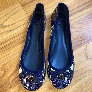 Tory Burch Patent Leather Chelsea Ballet Flats 7.5